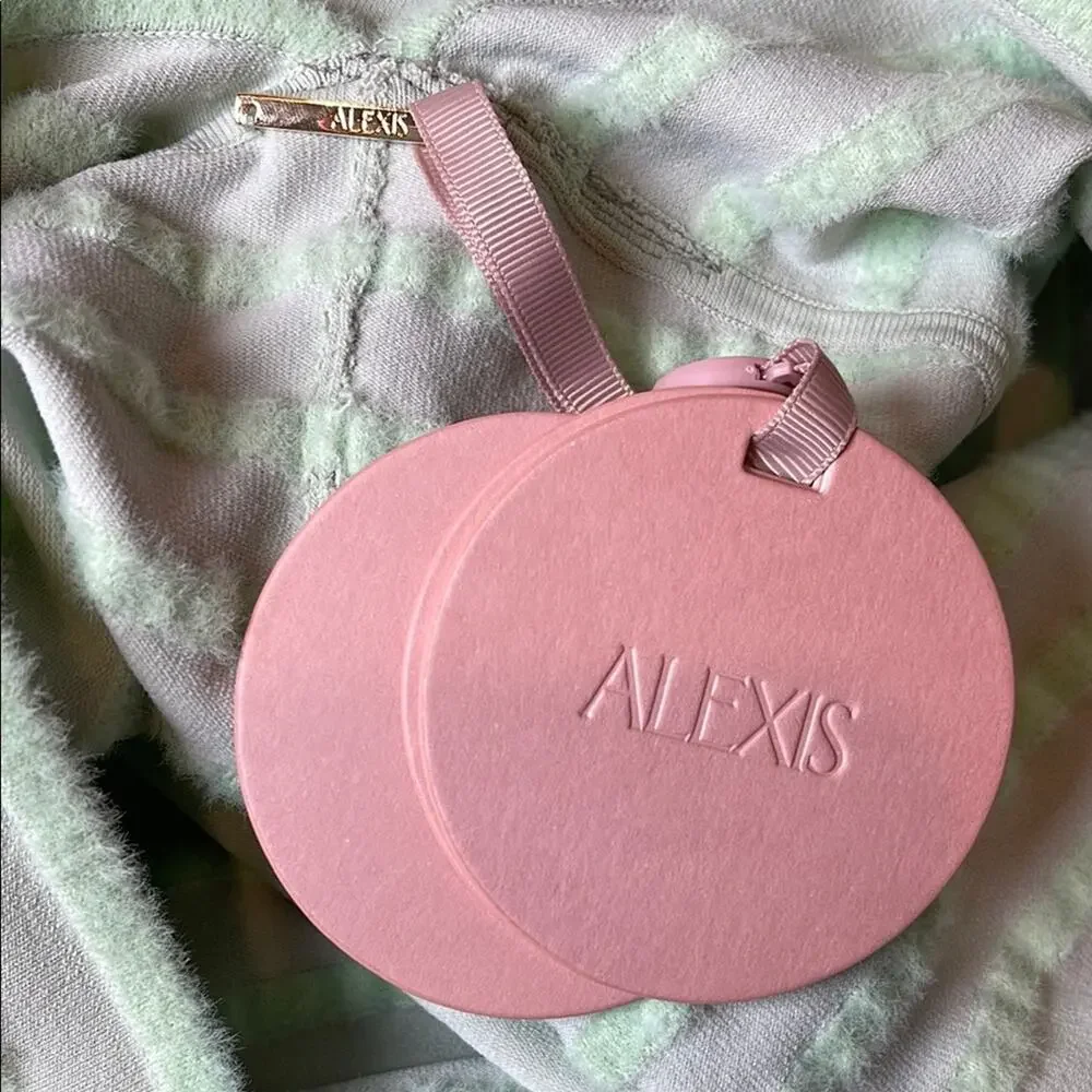 Alexis Marce Off the Shoulder Knit Mint Green Striped Maxi Dress Size Large - Picture 10 of 11